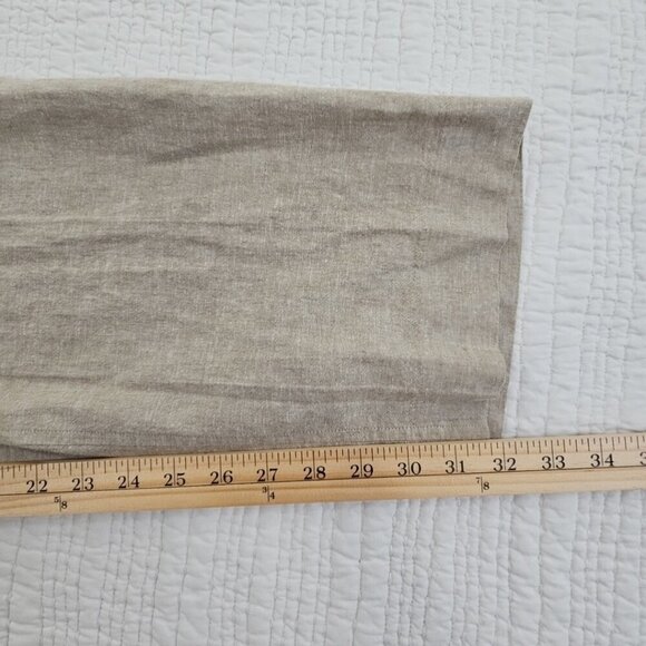 NEW Perry Ellis Linen Blend Pullup Drawstring Pants Men's 38x32 Tan NWT Resort - Picture 6 of 15